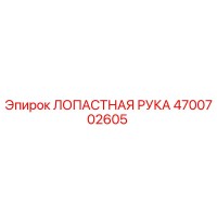 4700702605 ЛОПАСТНАЯ РУКА Epiroc