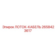 2658423617 ЛОТОК-КАБЕЛЬ Epiroc
