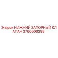 3760006298 НИЖНИЙ ЗАПОРНЫЙ КЛАПАН Epiroc