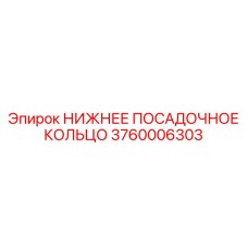 3760006303 НИЖНЕЕ ПОСАДОЧНОЕ КОЛЬЦО Epiroc