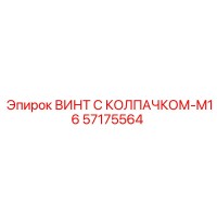 57175564 ВИНТ С КОЛПАЧКОМ-M16 Epiroc