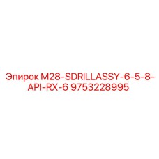 9753228995 M28-SDRILLASSY-6-5-8-API-RX-6 Epiroc