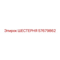 57679862 ШЕСТЕРНЯ Epiroc