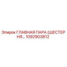 1092903812 ГЛАВНАЯ ПАРА (ШЕСТЕРНЯ…) Epiroc