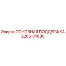 2205101680 ОСНОВНАЯ ПОДДЕРЖКА | Epiroc