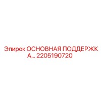 2205190720 ОСНОВНАЯ ПОДДЕРЖКА | Epiroc