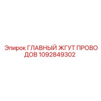 1092849302 ГЛАВНЫЙ ЖГУТ ПРОВОДОВ Epiroc