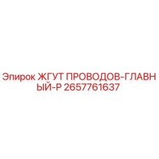 2657761637 ЖГУТ ПРОВОДОВ-ГЛАВНЫЙ-P Epiroc