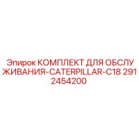 2912454200 КОМПЛЕКТ ДЛЯ ОБСЛУЖИВАНИЯ-CATERPILLAR-C18 Epiroc
