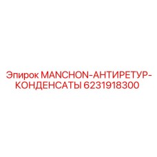 6231918300 MANCHON-АНТИРЕТУР-КОНДЕНСАТЫ Epiroc