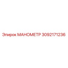 3092171236 МАНОМЕТР Epiroc