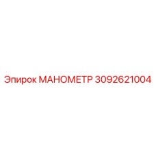 3092621004 МАНОМЕТР Epiroc