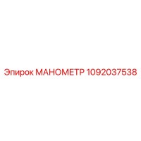 1092037538 МАНОМЕТР Epiroc