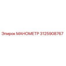 3125908767 МАНОМЕТР Epiroc