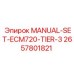 2657801821 MANUAL-SET-ECM720-TIER-3 Epiroc