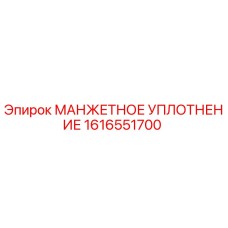 1616551700 МАНЖЕТНОЕ УПЛОТНЕНИЕ Epiroc