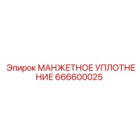 666600025 МАНЖЕТНОЕ УПЛОТНЕНИЕ Epiroc