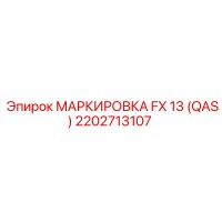 2202713107 МАРКИРОВКА FX 13 (QAS) Epiroc