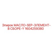 1604259380 МАСЛО-SEP-ЭЛЕМЕНТ-В СБОРЕ-Y Epiroc
