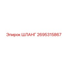 2695315867 ШЛАНГ Epiroc