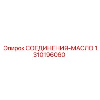 1310196060 СОЕДИНЕНИЯ-МАСЛО Epiroc