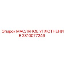 2310077246 МАСЛЯНОЕ УПЛОТНЕНИЕ Epiroc