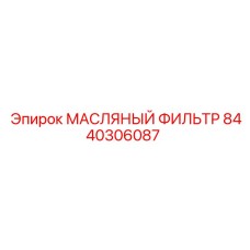 8440306087 МАСЛЯНЫЙ ФИЛЬТР Epiroc