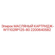 2200640582 МАСЛЯНЫЙ КАРТРИДЖ-W11102RP125-80 Epiroc