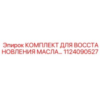 1124090527 КОМПЛЕКТ ДЛЯ ВОССТАНОВЛЕНИЯ МАСЛА Epiroc
