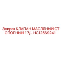 HC12569241 КЛАПАН МАСЛЯНЫЙ СТОПОРНЫЙ 1 7/… Epiroc