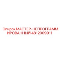 4812009911 МАСТЕР-НЕПРОГРАММИРОВАННЫЙ Epiroc