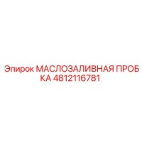 4812116781 МАСЛОЗАЛИВНАЯ ПРОБКА Epiroc