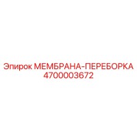 4700003672 МЕМБРАНА-ПЕРЕБОРКА Epiroc