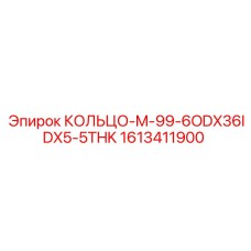 1613411900 КОЛЬЦО-M-99-6ODX36IDX5-5THK Epiroc