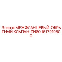 1617910500 МЕЖФЛАНЦЕВЫЙ-ОБРАТНЫЙ КЛАПАН-DN80 Epiroc
