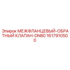 1617910500 МЕЖФЛАНЦЕВЫЙ-ОБРАТНЫЙ КЛАПАН-DN80 Epiroc