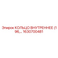 1630700481 КОЛЬЦО ВНУТРЕННЕЕ (196) Epiroc