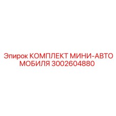 3002604880 КОМПЛЕКТ МИНИ-АВТОМОБИЛЯ Epiroc