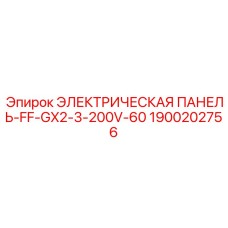 1900202756 ЭЛЕКТРИЧЕСКАЯ ПАНЕЛЬ-FF-GX2-3-200V-60 Epiroc