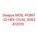 3083412010 MOIL-POINT-12-HEX-OVAL Epiroc