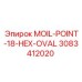 3083412020 MOIL-POINT-18-HEX-OVAL Epiroc
