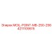 4211109515 MOIL-POINT-MB-250-256 Epiroc