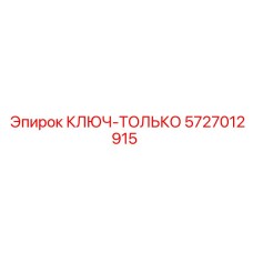 5727012915 КЛЮЧ-ТОЛЬКО Epiroc