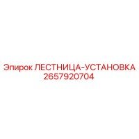 2657920704 ЛЕСТНИЦА-УСТАНОВКА (Epiroc)