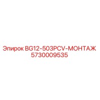 5730009535 BG12-503PCV-МОНТАЖ Epiroc