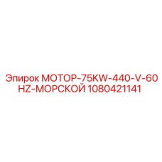 1080421141 МОТОР-75KW-440-V-60HZ-МОРСКОЙ Epiroc