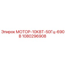 1080296908 МОТОР-10КВТ-50Гц-690В Epiroc