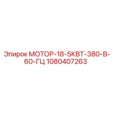 1080407263 МОТОР-18-5КВТ-380-В-60-ГЦ Epiroc