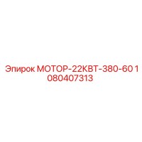 1080407313 МОТОР-22КВТ-380-60 Epiroc