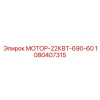 1080407315 МОТОР-22КВТ-690-60 Epiroc